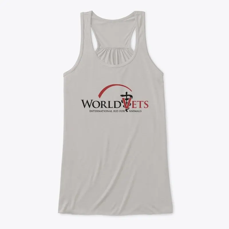 World Vets Logo Women's Flow Tank